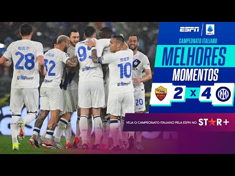 Gols e lances de Roma x Internazionale
