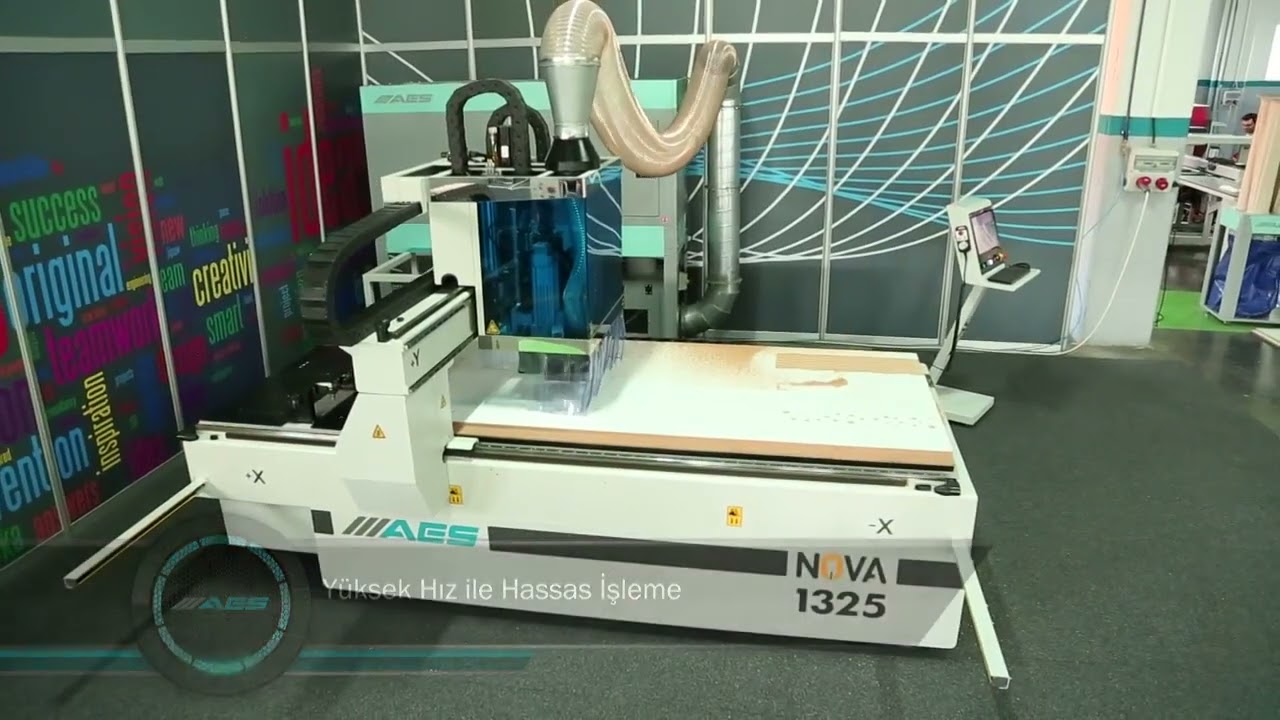 AES NOVA   3 Eksen CNC Ahşap Freze   Güvenilir ve Ekonomik Çoklu Delik Opsiyonu İle Birlikte