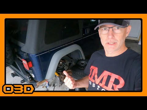 Replacing Hard Brake Lines on a 2004 Jeep Wrangler TJ
