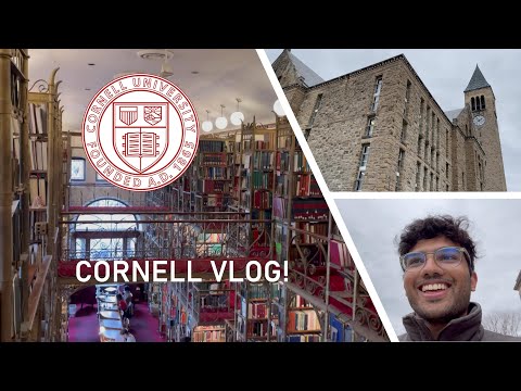 CORNELL GRAD SCHOOL VISIT | VLOG + CAMPUS TOUR