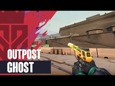 Outpost Ghost Skin Showcase [4K] - Valorant Battlepass Skins