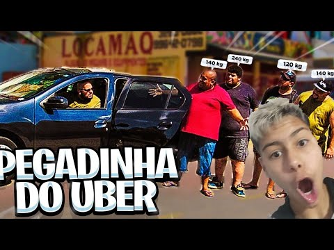 Gordinhos no UBER PEGADINHA ( REAGINDO ) !!!!!!