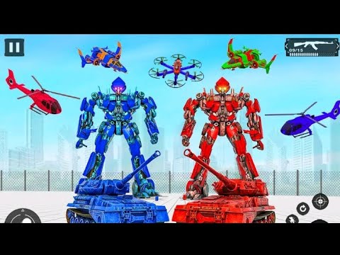 robot tank arystan,Tank robot game like transforming robot game with helicopter robot-Temu Gamer.