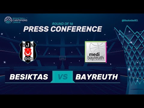 Besiktas Sompo Japan v medi Bayreuth - Press Conference - Basketball Champions League