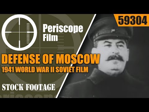 DEFENSE OF MOSCOW  1941  WORLD WAR II  SOVIET FILM   59304
