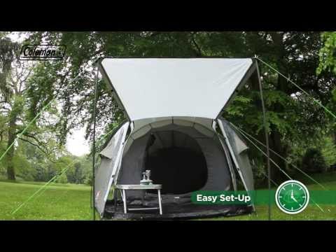 Outwell Earth 3 Plus - Tenda A Tunnel 3 Persone, 1 Camera Da Letto, Verde, Montaggio Rapido, Nuova