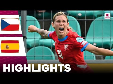 Spain vs Czechia | What a Surprise | Highlights | Women's Euro Qualifiers 12-07-2024