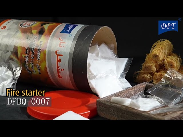 مشعل فحم وحطب فوري 700 جرام- إشعال سريع وآمن، بدون دخان أو رائحة، يتحمل الاستخدام الطويل،ضمان سنتان