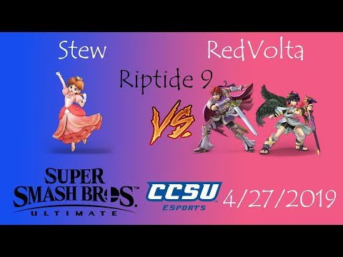 Riptide 9 CCSU Smash Ultimate - Stew (Daisy) vs RedVolta (Roy, Dark Pit)