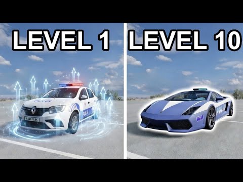 Suçlu Yakaladıkça Polis Arabam Gelişiyor! │ Beam.ng Drive