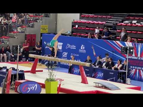 Noélie Ayuso - Finale Poutre Senior (BB) - Championnat de France Élite 2025 🇫🇷