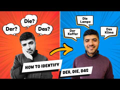 Easily Identify der, die, das in German I Rules for identifying noun genders in German I German A1