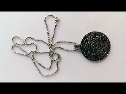 Brass 98% men round casual wear chain pendant set, 6 inch