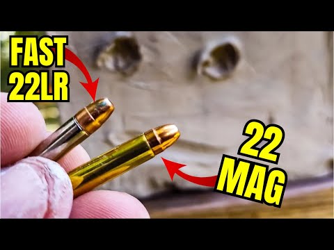 FASTEST 22LR vs 22Mag - Giant Clay Blocks (WILL SURPRISE YOU 😳😳😳)