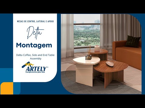 Video thumbnail of Mesa de Centro Delta Artely