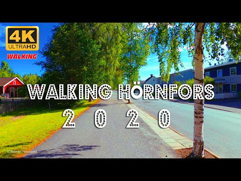 Walking Through Hörnefors | Sunny Summer Day in Northern Sweden 2020 ☀️🌿