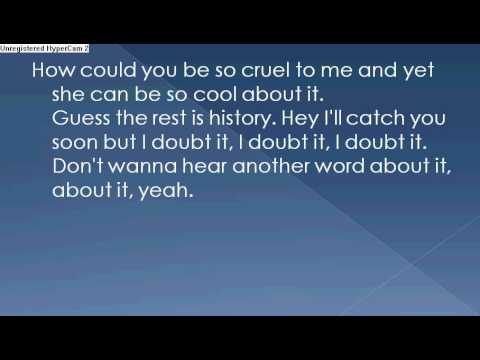 Cruel lyrics - Dane Rumble