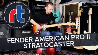 Video thumbnail for Rich Tone Music: Fender American Professional II Stratocaster - MN - 3-Tone Sunburst by Rich Tone Music