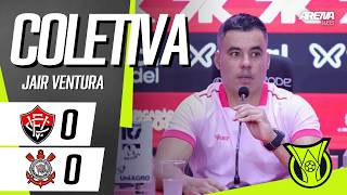 COLETIVA JAIR VENTURA | AO VIVO | Vitória x Corinthians - Brasileirão 2026