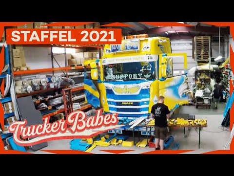 Nicoles Showtruck bekommt ein neues Tuning | Trucker Babes | Kabel Eins
