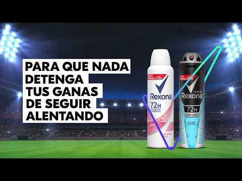 Nueva fórmula REXONA te protege x 72 Hrs.