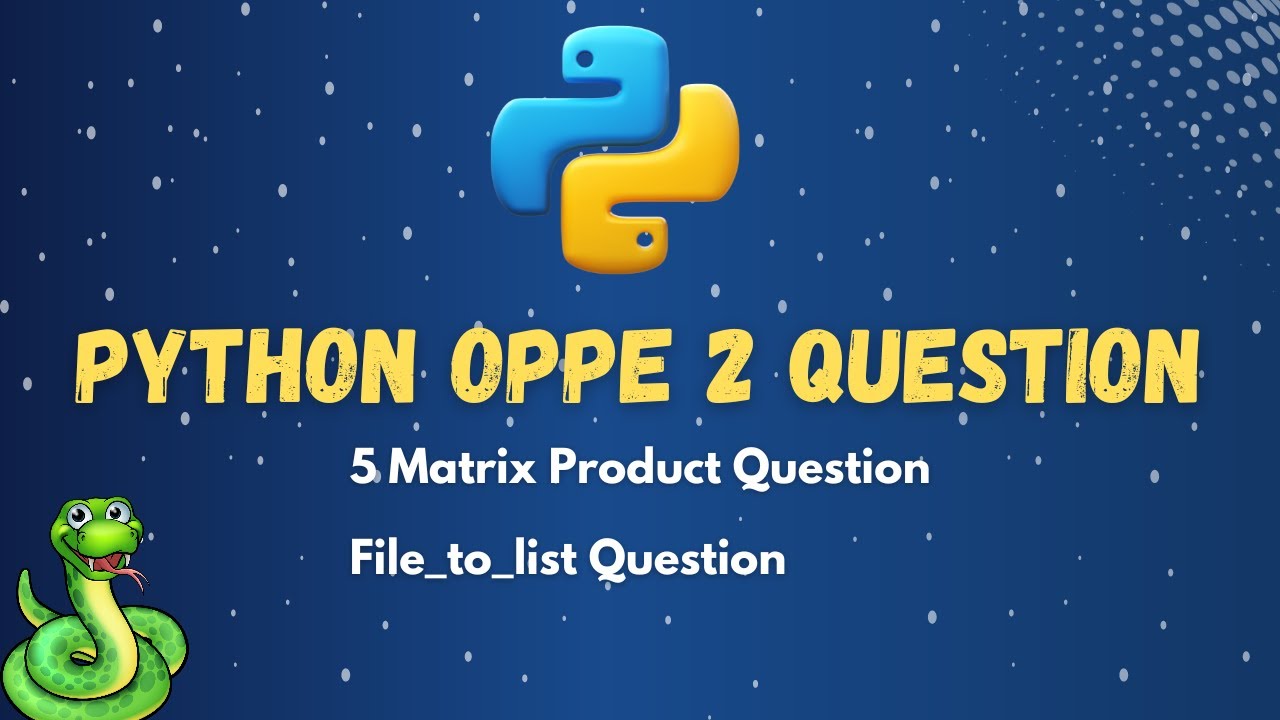 Understanding Matrix Multiplication and File Handling in Python: A ...