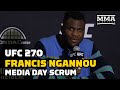 Francis Ngannou Says He Accidentally Knocked Out Ciryl Gane With High Kick In Sparring | UFC 270