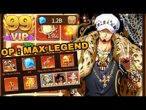 OP : Max Legend Private Server Vip 99 Max - 1,2B Diamond Free 165 Hero ⭐5