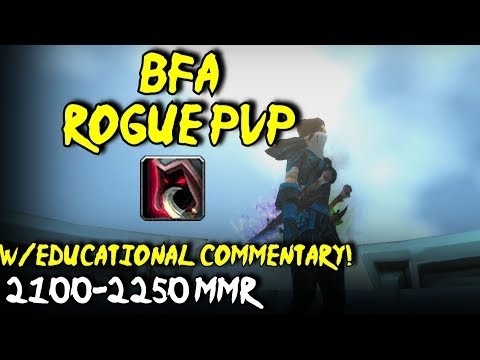 BFA Assassin Rogue PvP - Ret/Rogue 2v2 w/commentary!