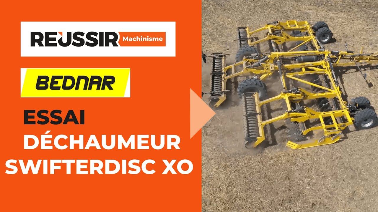 Essai déchaumeur Bednar Swifterdisc XO 7500 Profi