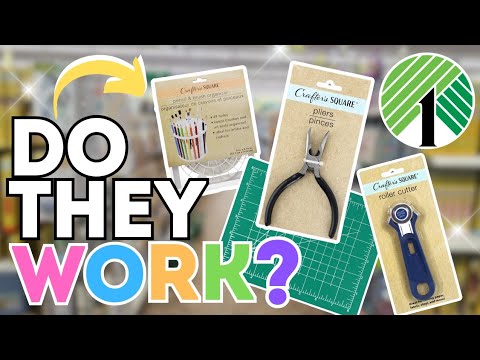 I tried 🤯 10 Dollar Tree Crafting Tools ..... Do They Actually Work?