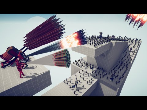 HUGE CANNON ORCS ARMY vs. 3x GODS | TABS - Totally Accurate Battle Simulator