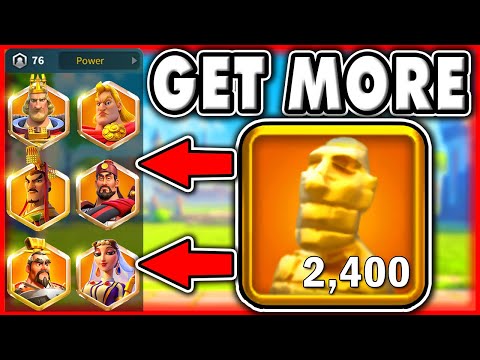 33 Ways to Get FREE Legendary Sculptures in Rise of Kingdoms