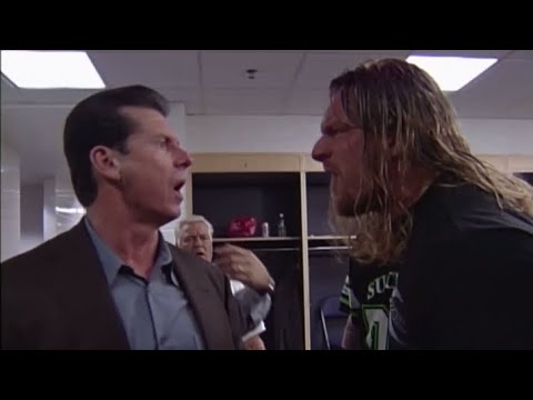 Triple H & The McMahons argue backstage - RAW IS WAR 1/11/99
