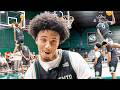 Mikey Williams Mic D Up At His New College