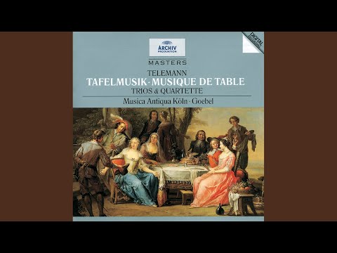 Telemann: Tafelmusik, Pt. 2, Trio in E Minor, TWV 42:e2: I. Affettuoso