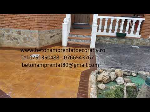 Beton Amprentat Cozla -Caraș-Severin  Tel.0761350488 -0766543767