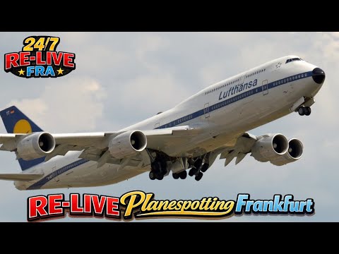 ✈️ RE-Live Planespotting at Frankfurt Airport – B747 Paradise Takeoffs & Landings - FRA - EDDF