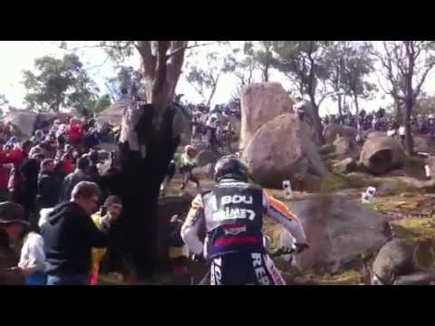 Toni bou crashed Australia (Maldon) May 2012