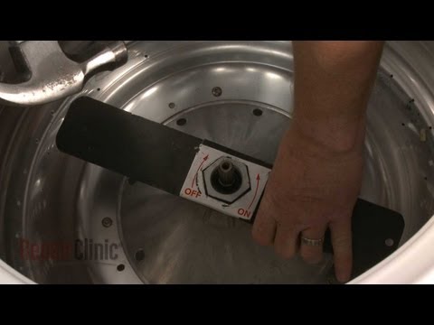 GE Top Load How to Use a Tub Nut Wrench #WX5X1325