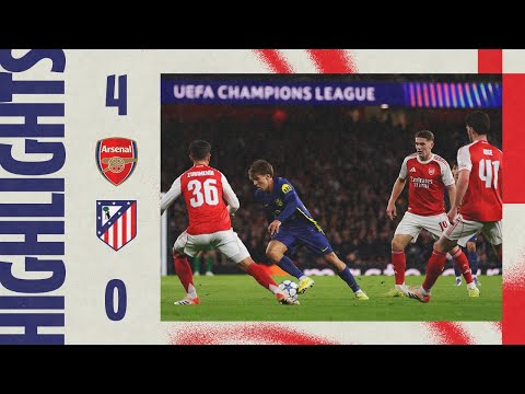 Arsenal 4-0 Atlético de Madrid | HIGHLIGHTS, UEFA Champions League - MD3