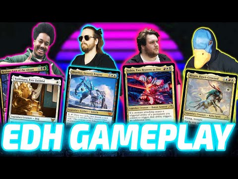 Reyhan & Yoshimaru vs Shorikai vs Isshin vs Hinata [EDH/Commander, MTG Gameplay 2022]