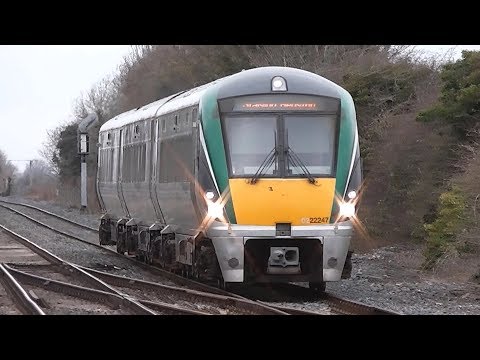 Irish Rail 22000 Class Intercity Train - Sallins & Naas Station, Kildare