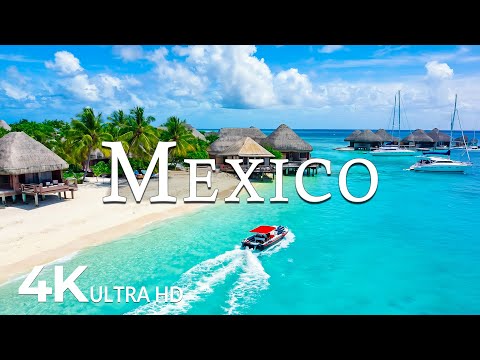 FLYING OVER MEXICO (4K UHD) – Soothing Music Along With Beautiful Nature Video - 4K Video UHD #9