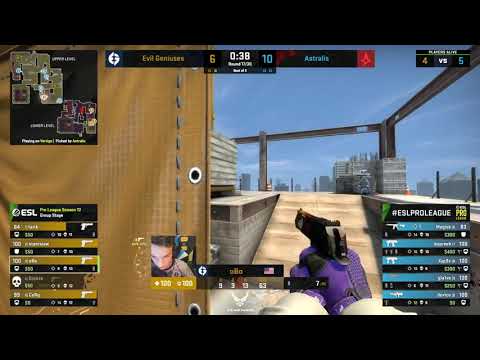 oBo Incredible 1Dig through smoke to Astralis (EG Vs Astralis)