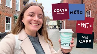Which British coffee chain is the best?? ☕ Let's try them all!