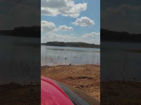 Passando pelo açude do Boqueirão, Tejuçuoca-CE