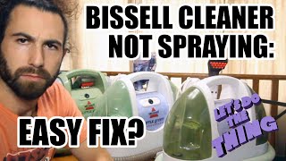 Bissell Little Green Not Spraying, Leaking - Easy Fix? Making Money From Trash!