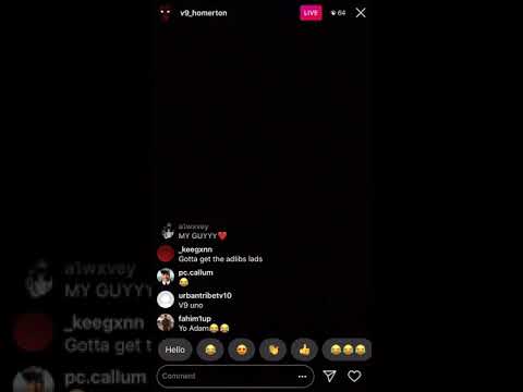 #Homerton V9 Drops disrespectful freestyle on insta live💥❄️