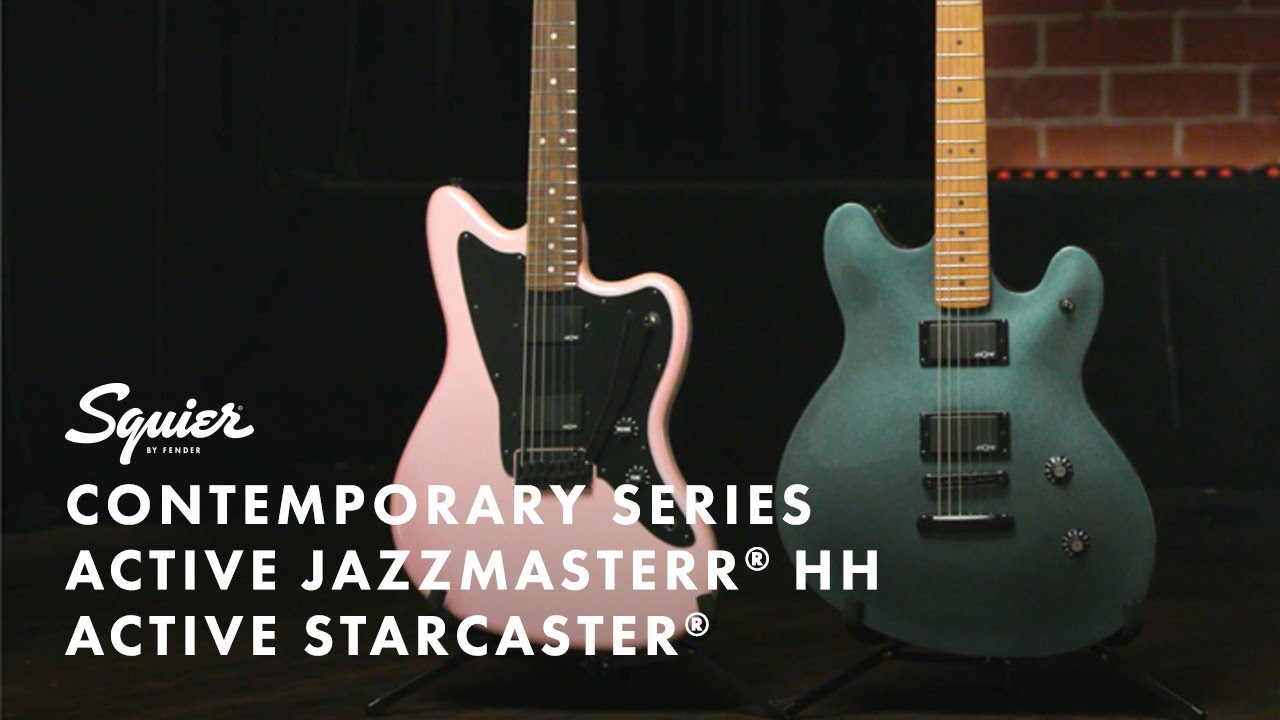 Active　Electric　Contemporary　Squier　HH　Jazzmaster®　Guitars